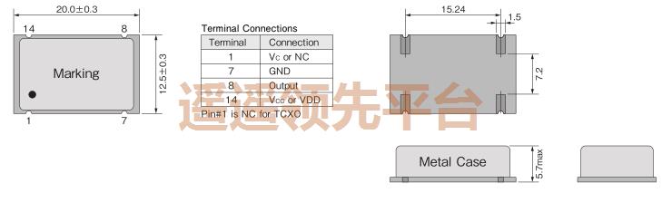 CHSK04-725LX-20.00000MHz,ɿʽ,CHSK04Դ3044