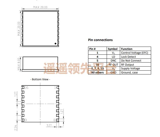 AXLE130-10-2C_Rev.1-1000.000MHz,AXTAL3044,AXLE130²3044